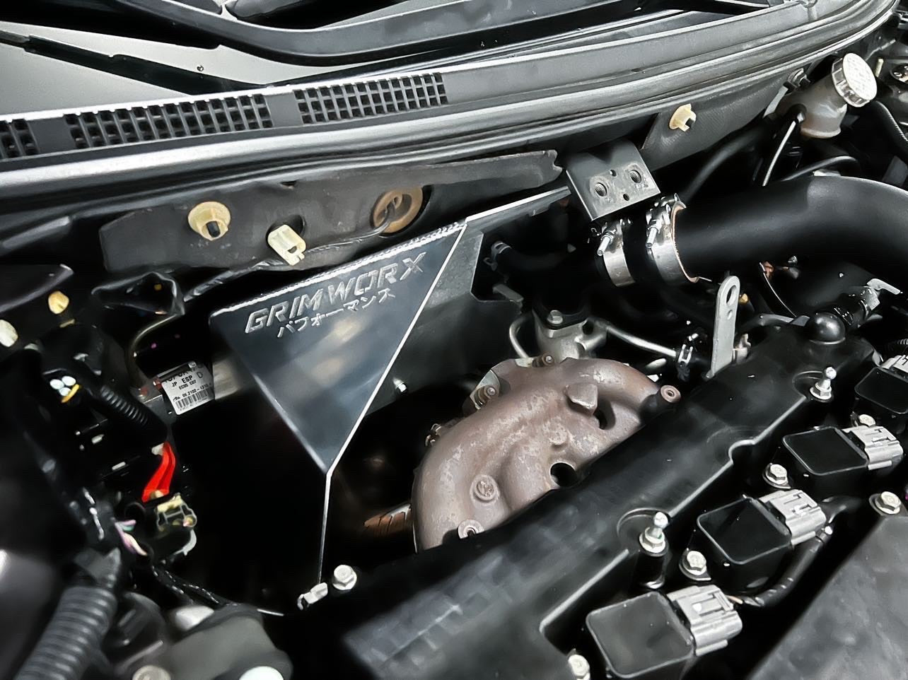 EVO X FIREWALL HEAT SHIELD – GRIM WORX PERFORMANCE